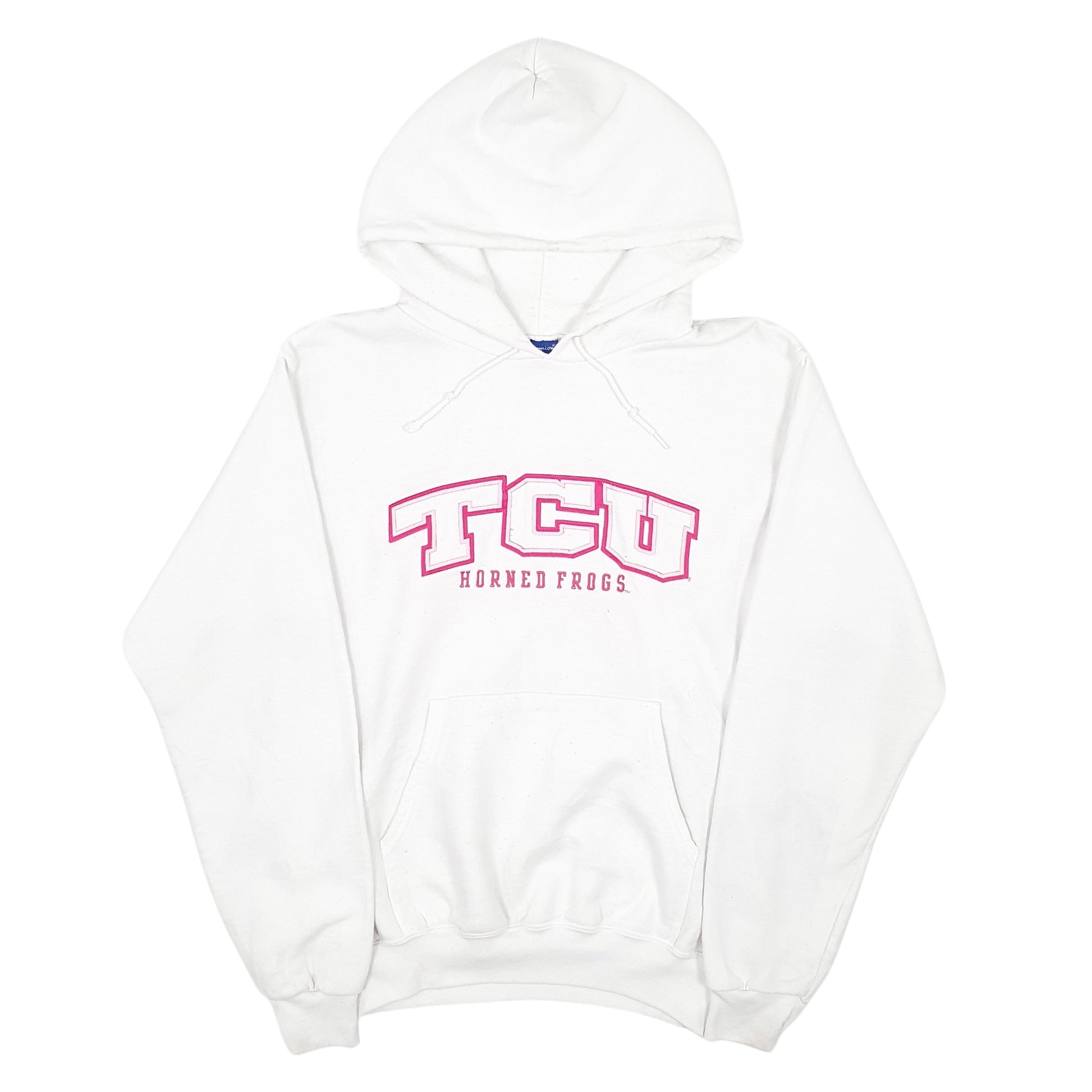 Womens White Champion TCU Horned Frogs Hoodie Jumper