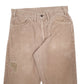 Mens Beige Levis  Corduroy Trousers