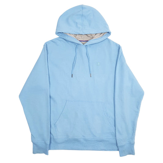 Mens Blue Champion  Hoodie Jumper