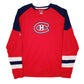 Mens Red Majestic NHL Montreal Canadiens V Neck Jumper