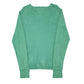 Mens Green Tommy Hilfiger Linen Cotton Crewneck Jumper