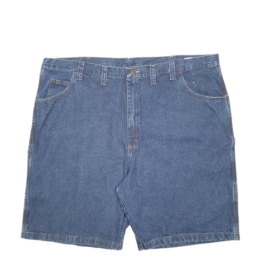 Mens Blue Wrangler Denim Jeans Jorts Carpenter Shorts