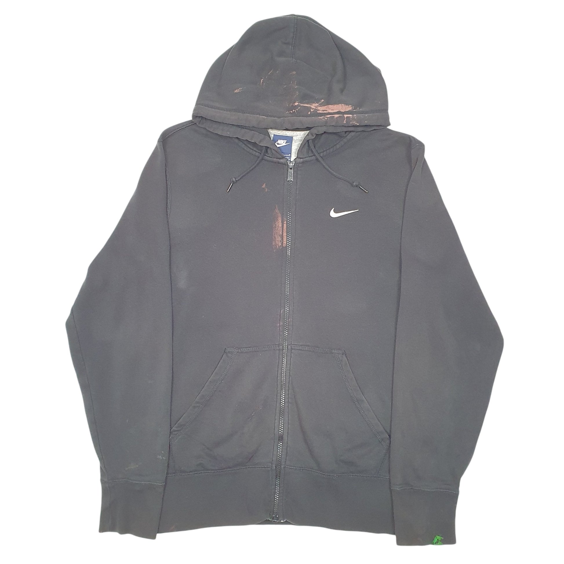 Mens Black Nike Hoodie Full Zip Jumper