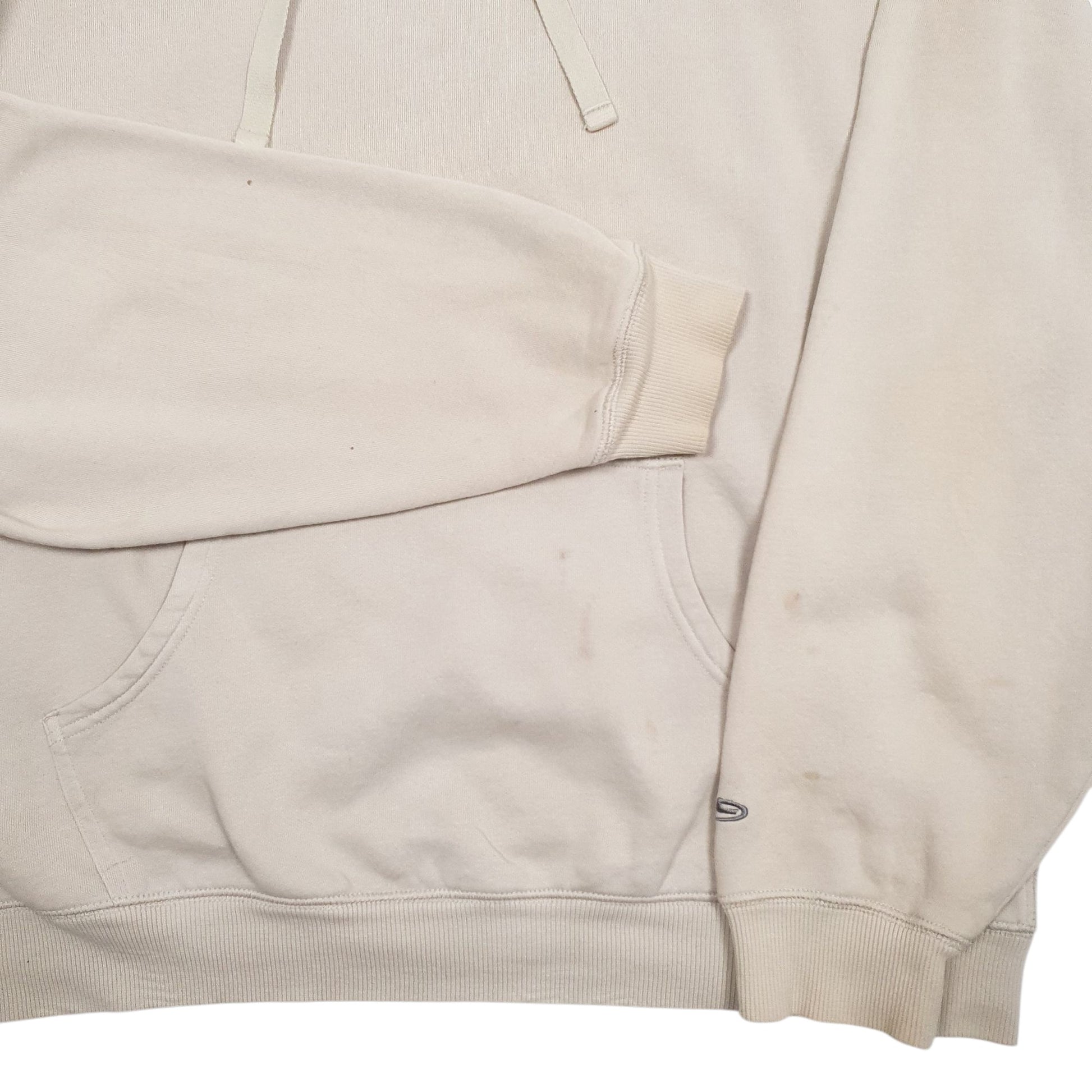 Mens Beige Champion  Hoodie Jumper