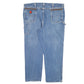 Mens Blue Wrangler Carpenter Pants Riggs Workwear Casual JeansW46 L32