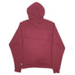 Mens Burgundy Champion Spellout Hoodie Jumper
