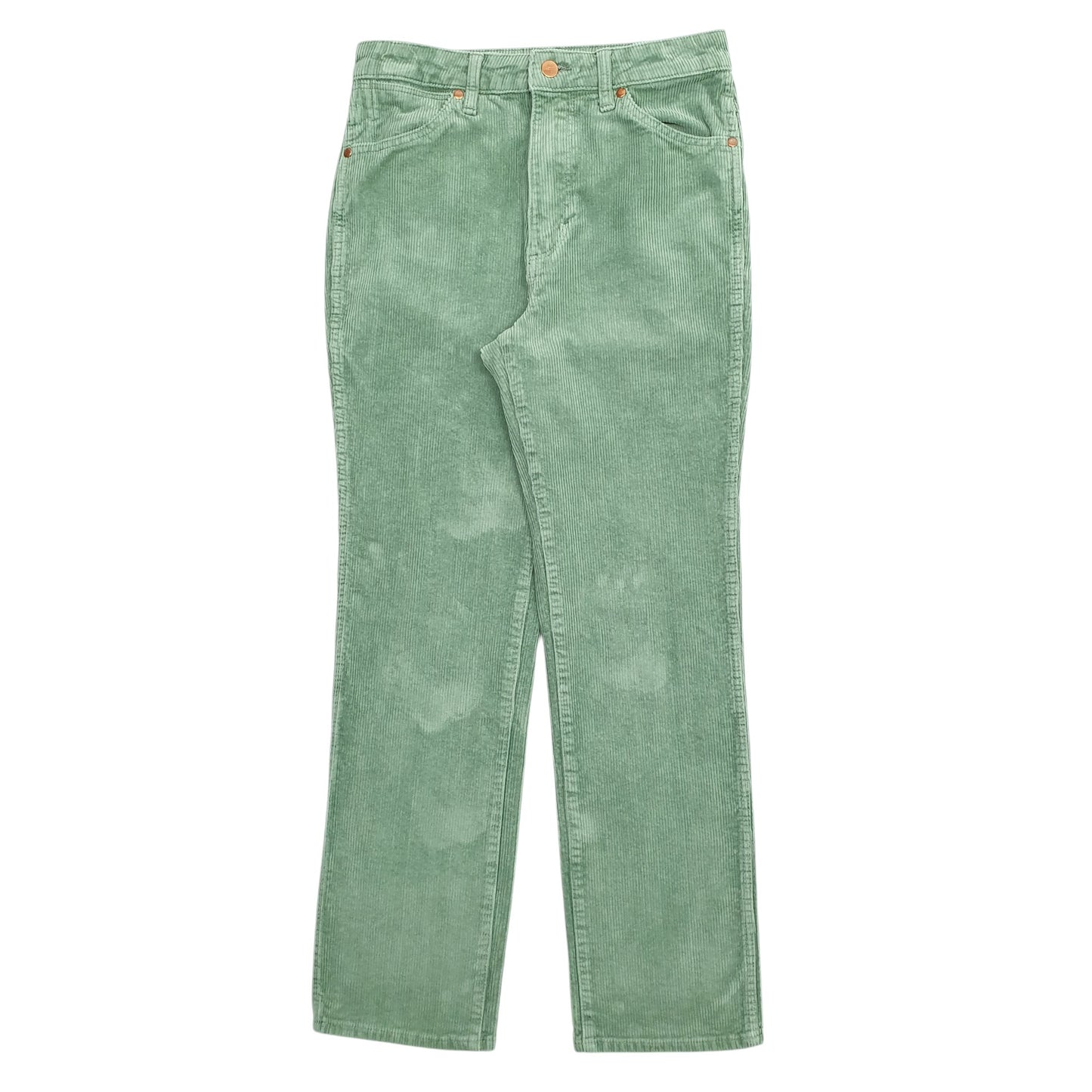Womens Green Levis Wild West High Rise Corduroy Trousers