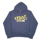 Mens Navy Champion UNC Bears College USA Spellout Football Hoodie Jumper