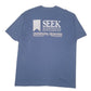 Mens Navy Unbranded Single Stitch Vintage 90s Seek Incorporated Short Sleeve T Shirt
