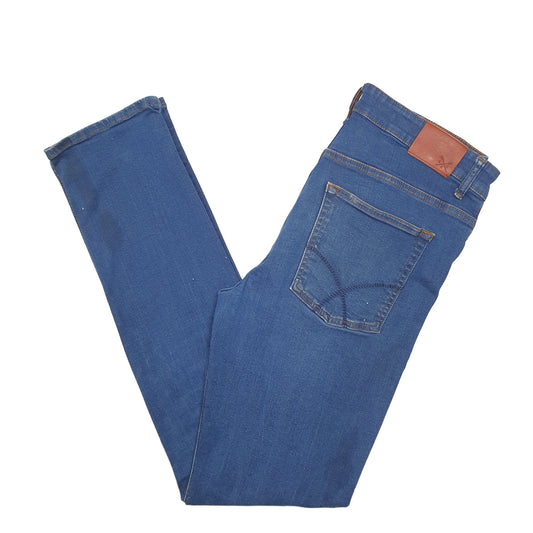 Mens Blue Crew Clothing Company  Straight JeansW34 L34