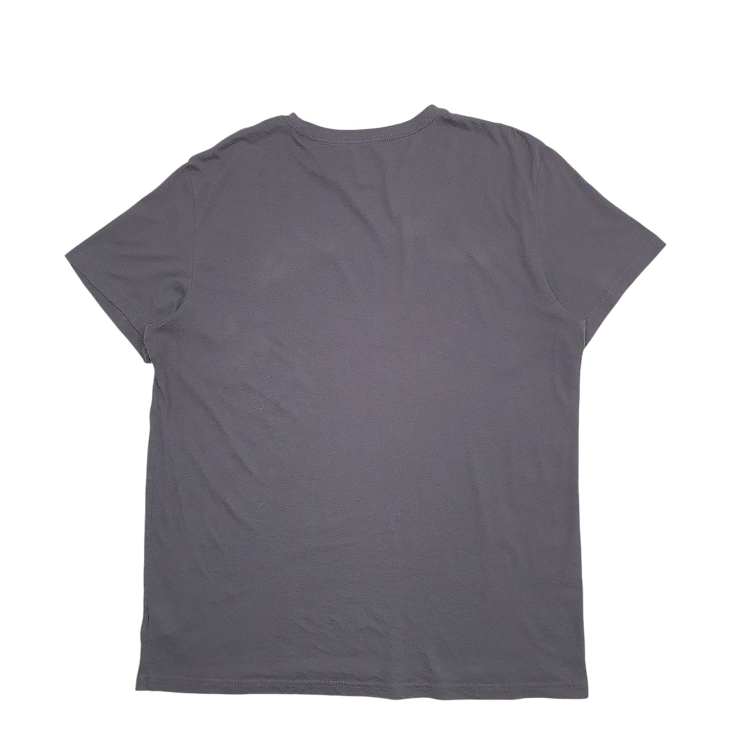 Mens Grey American Eagle Spellout Short Sleeve T Shirt