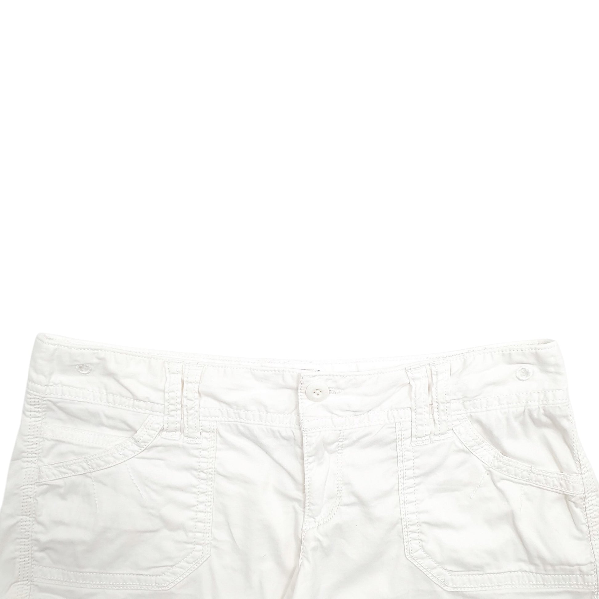 Womens White American Eagles Outfitters  Chino Shorts