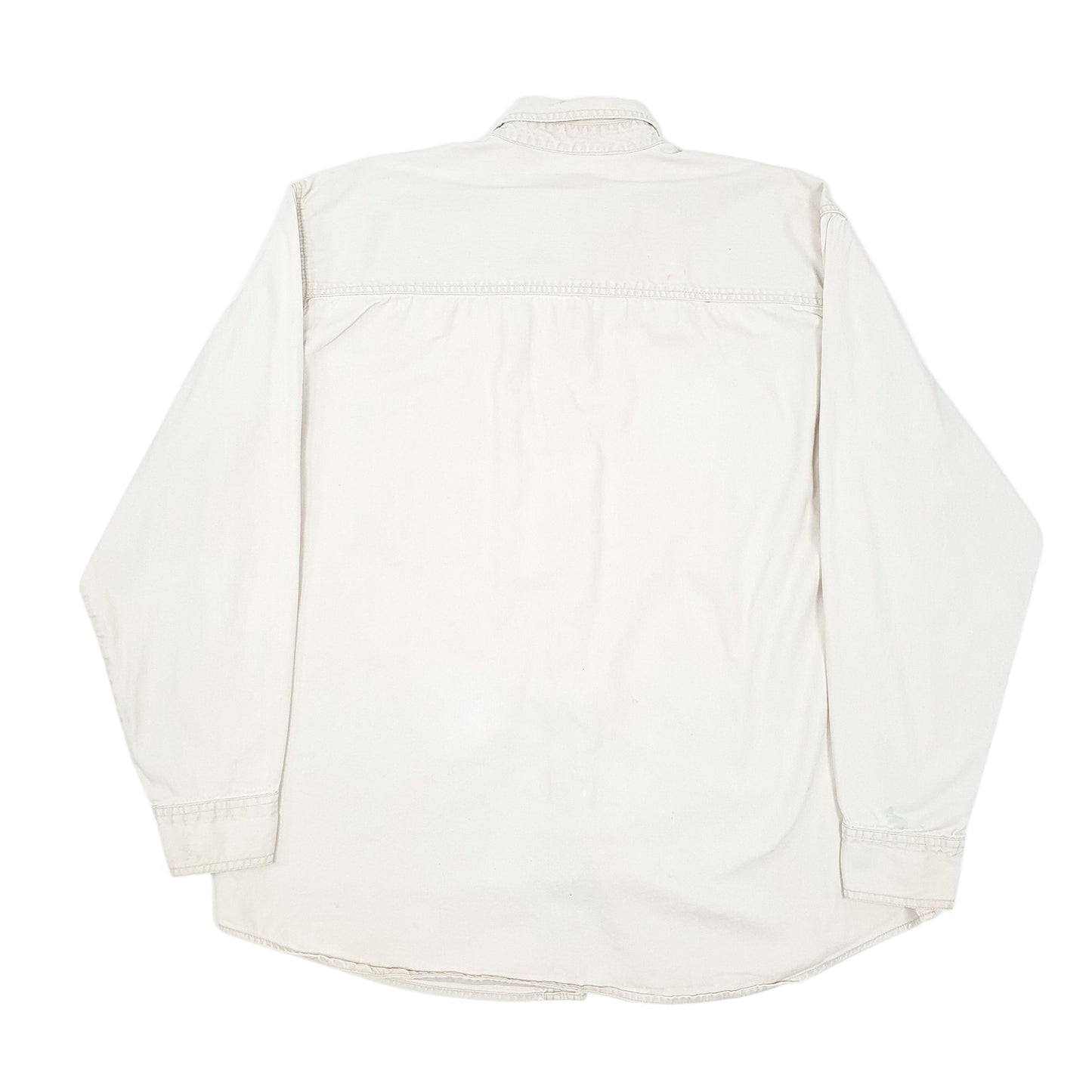 Mens Cream Levis  Long Sleeve Shirt