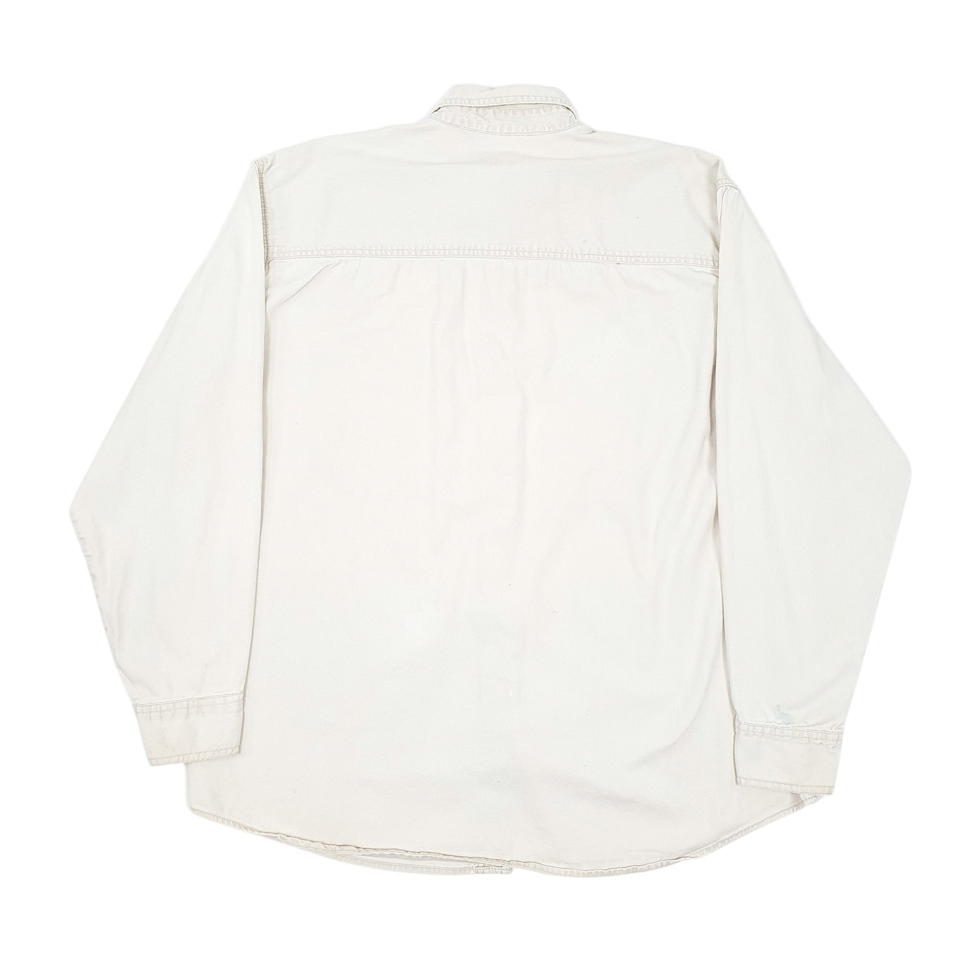 Mens Cream Levis  Long Sleeve Shirt