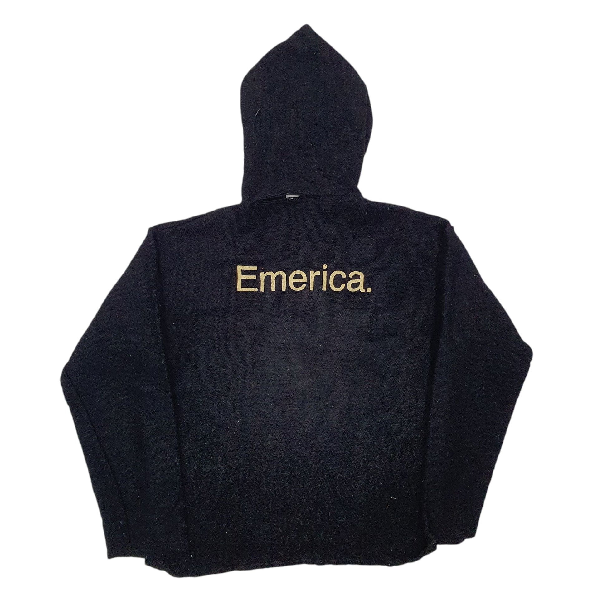 Mens Black Emerica  Hoodie Jumper