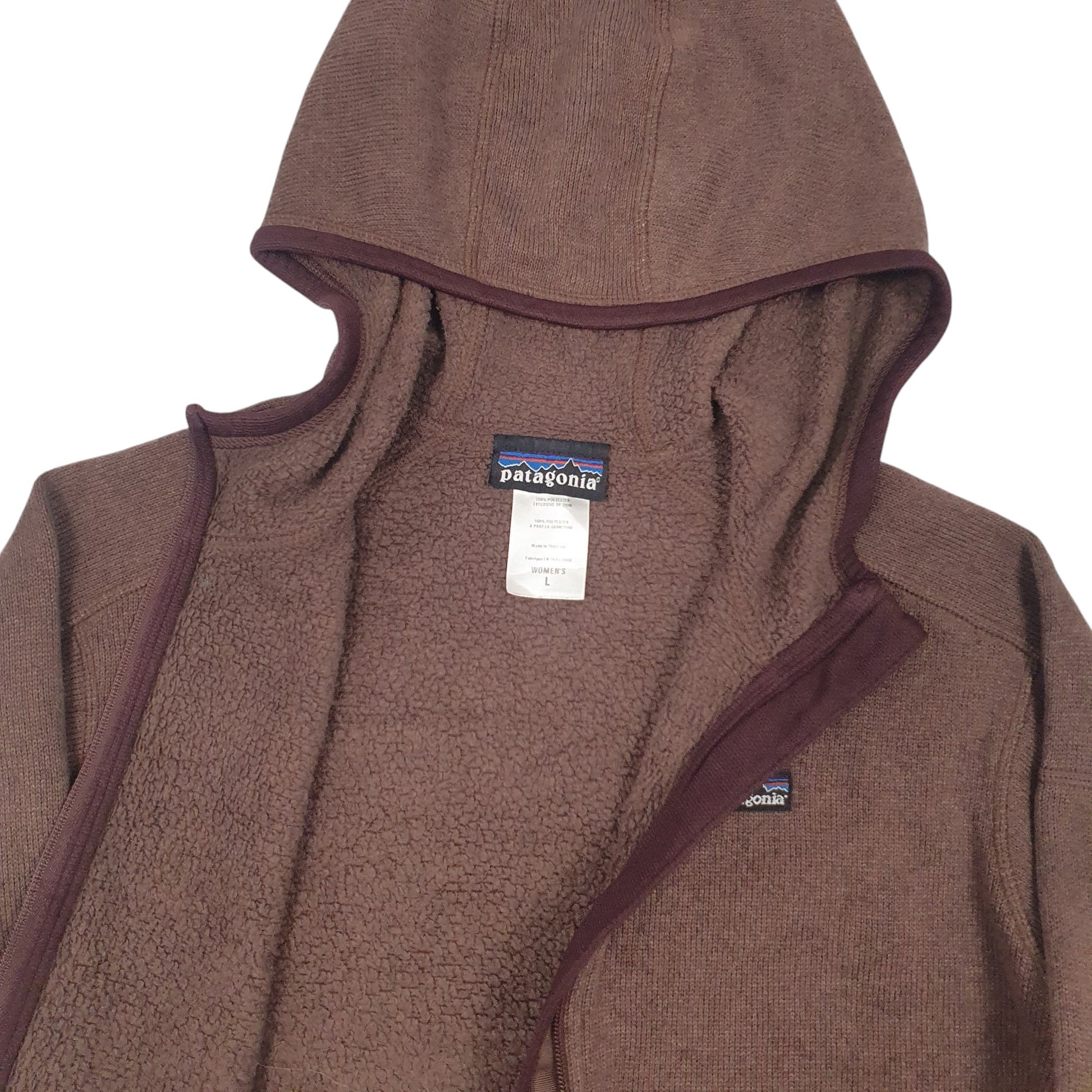 Womens Brown Patagonia  Full Zip Jumper