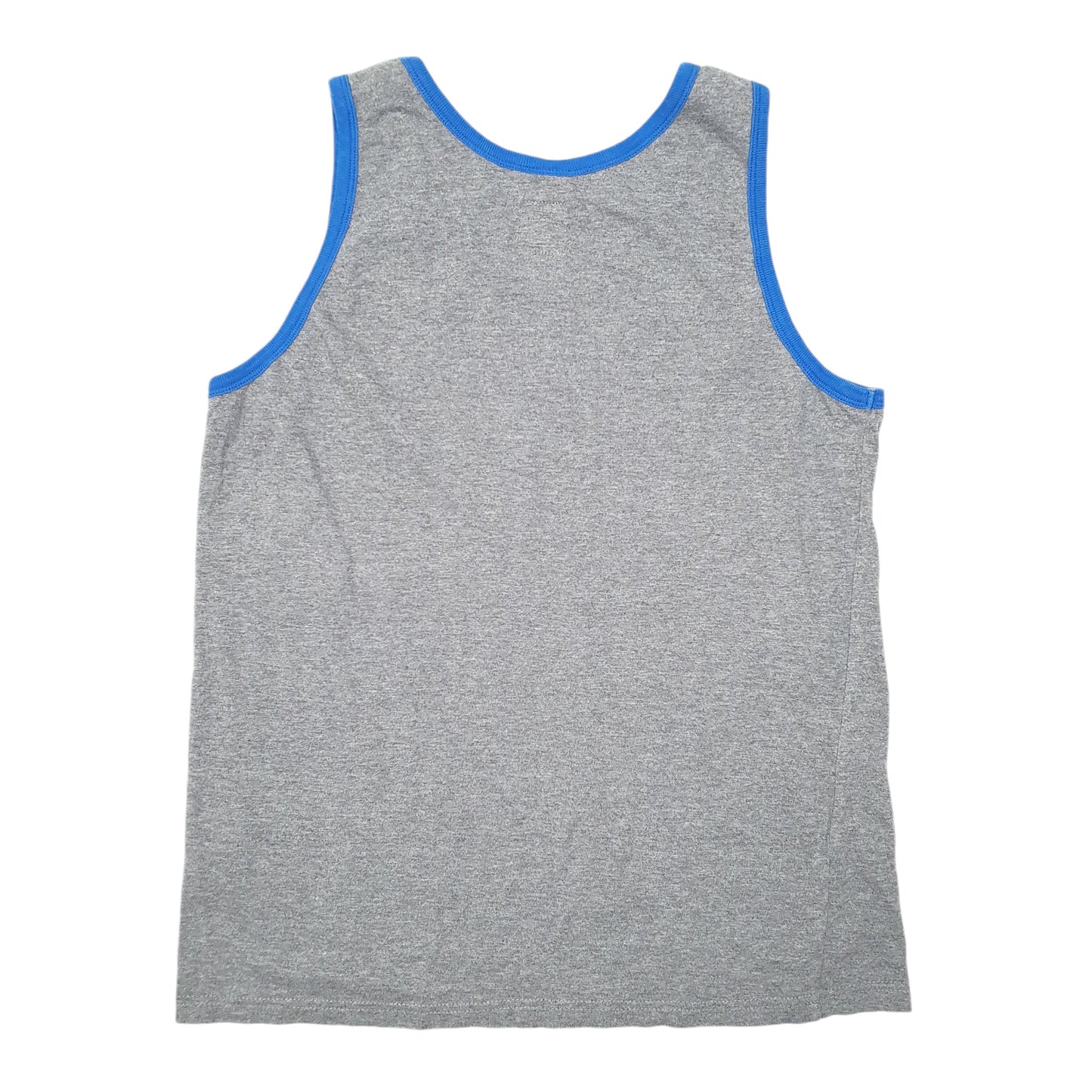 Mens Grey Stussy Vest Tank Top Short Sleeve T Shirt