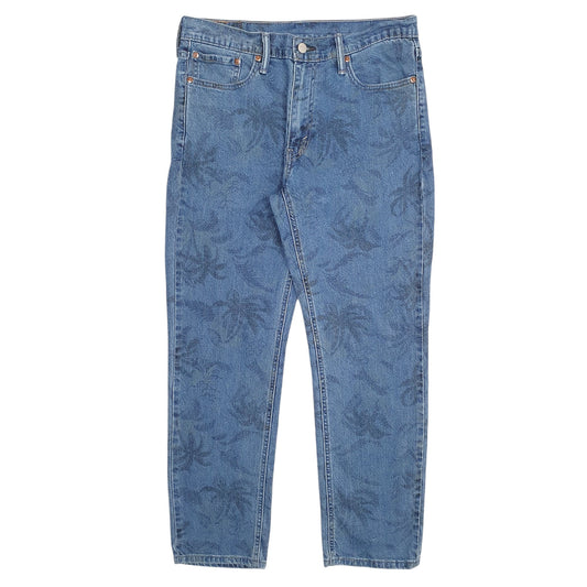 Mens Blue Levis Palm Tree Leafs 541 JeansW32 L30