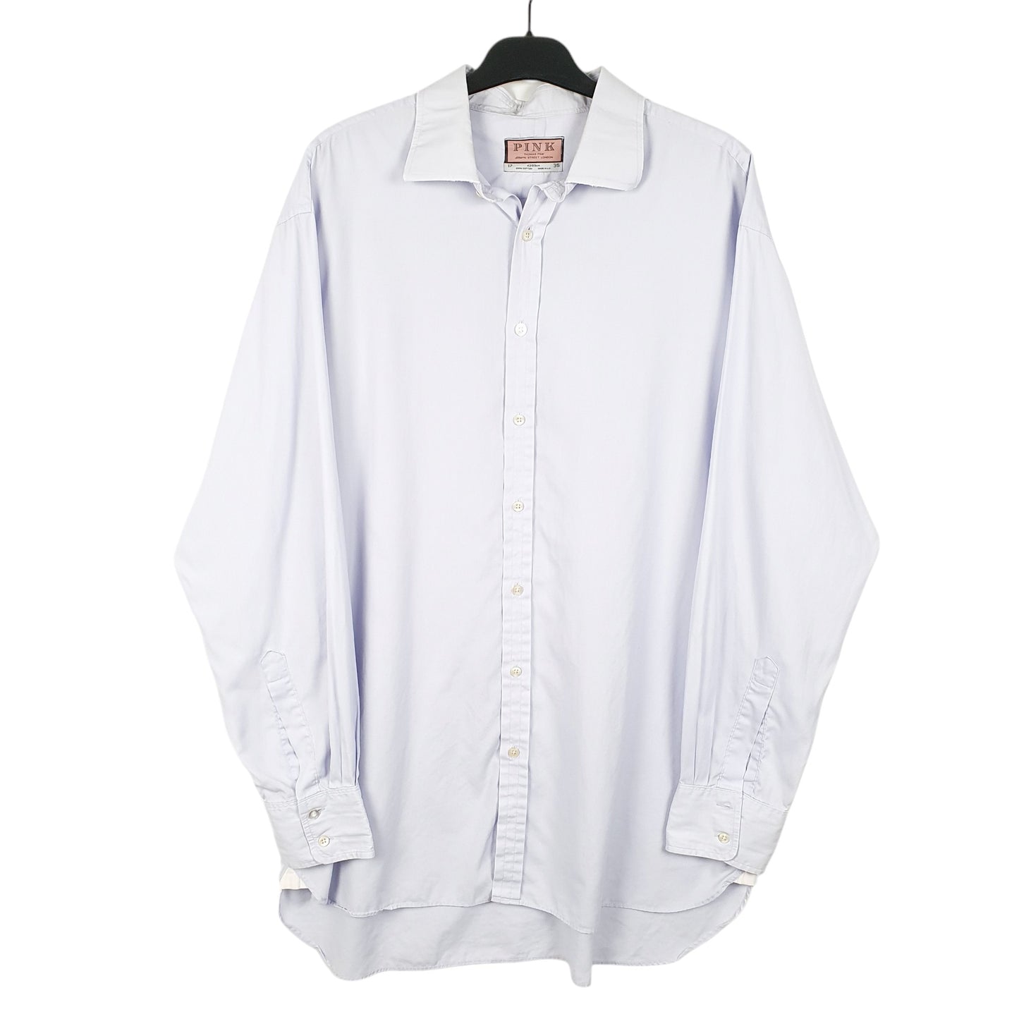 Mens Lilac Pink Jermyn Street London Long Sleeve Shirt