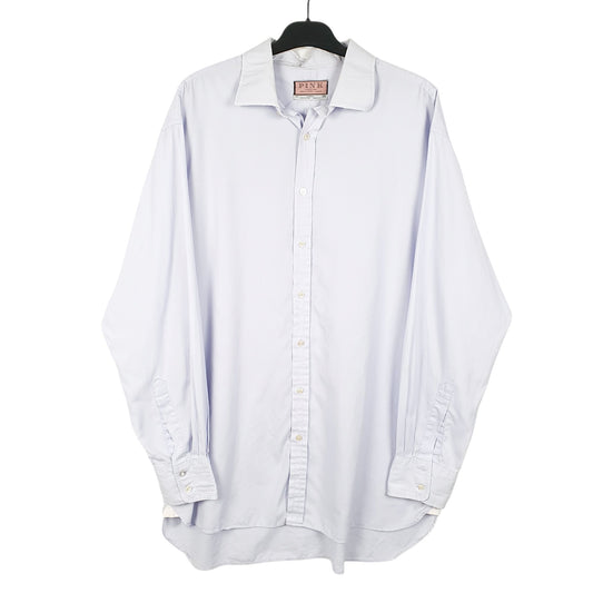 Mens Lilac Pink Jermyn Street London Long Sleeve Shirt