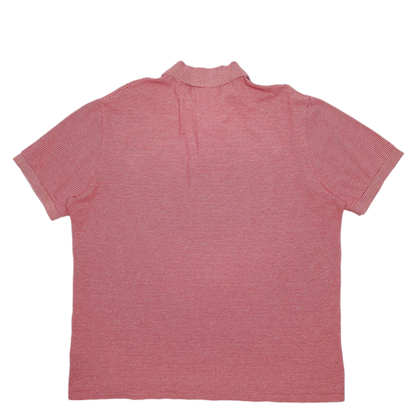 Mens Red Lacoste Regular Fit Short Sleeve Polo Shirt