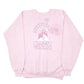 Mens Pink Fruit Of The Loom Vintage Raglan Sweetheart Club Indianapolis Made In USA 80s 90s Crewneck Jumper