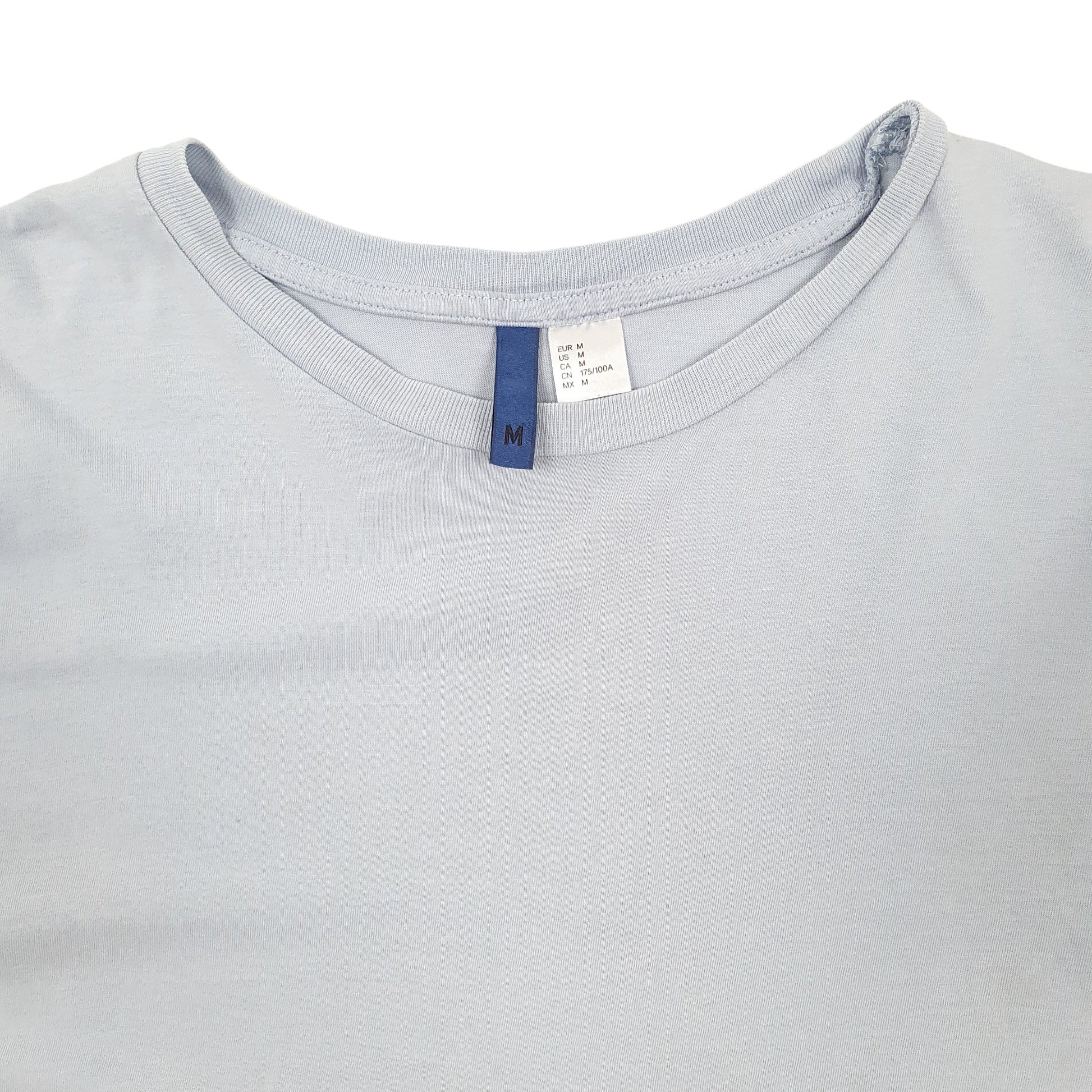 Mens Blue H&M  Short Sleeve T Shirt