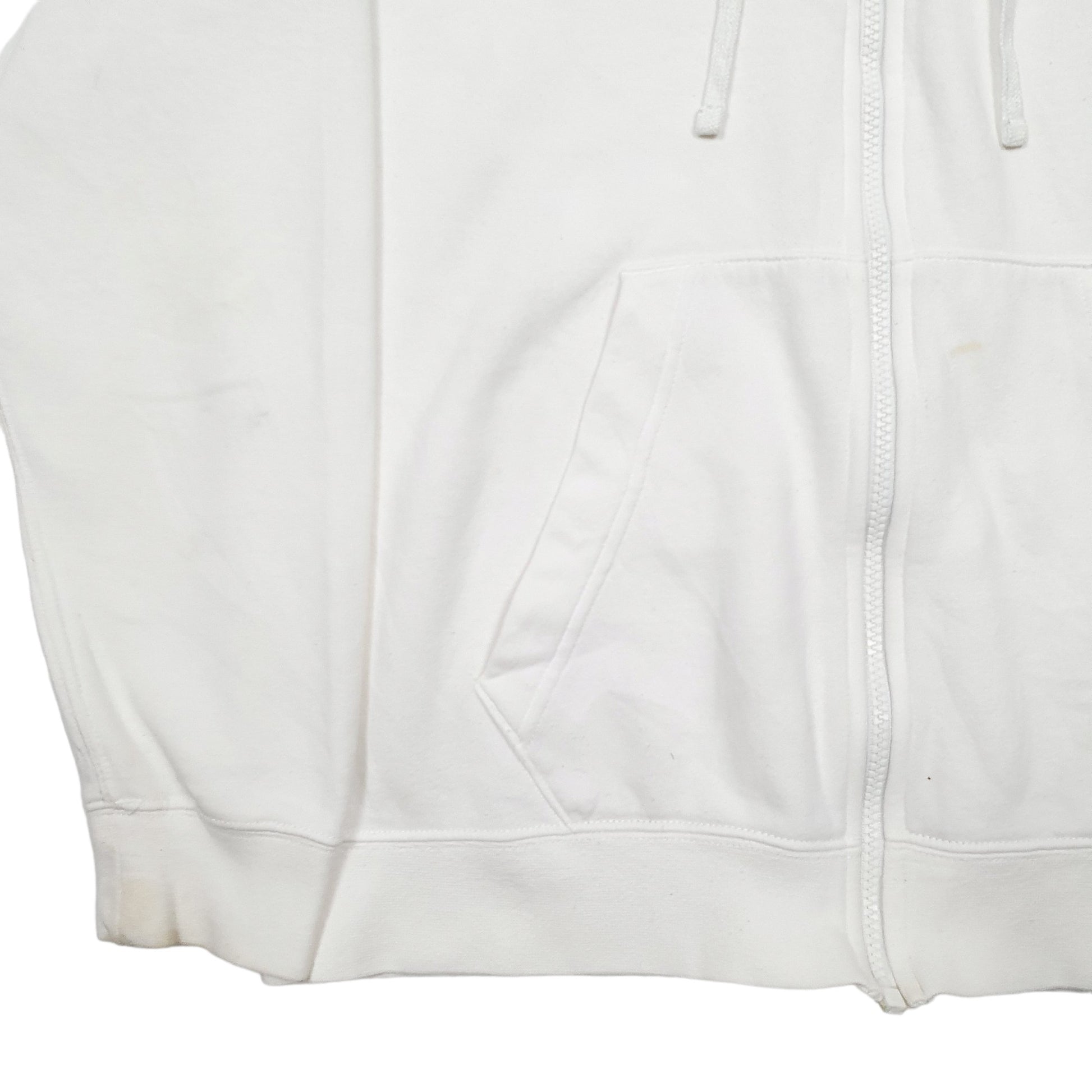 Mens White Nike  Full Zip Jumper