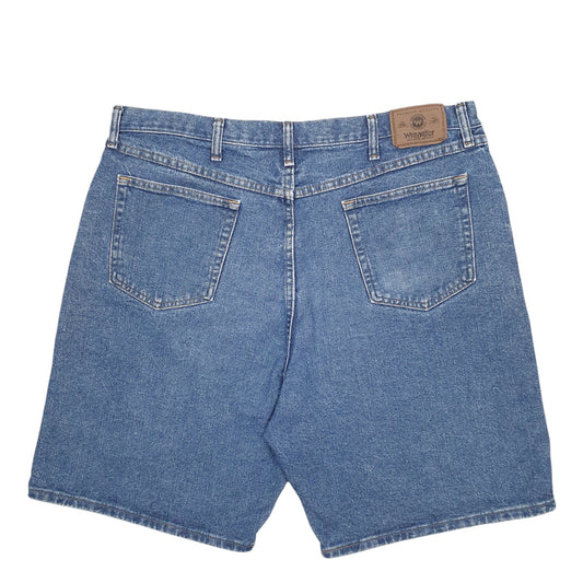 Mens Blue Wrangler Denim Jeans Jorts Denim Shorts