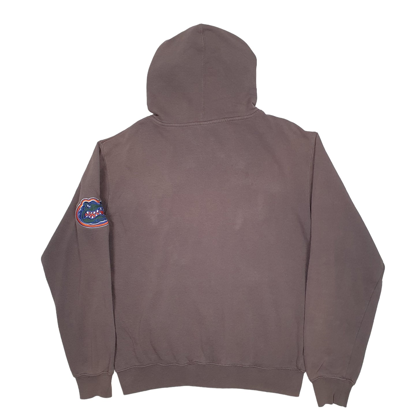 Mens Grey Stadium Florida Spellout Crocodile Sport Full Zip Jumper