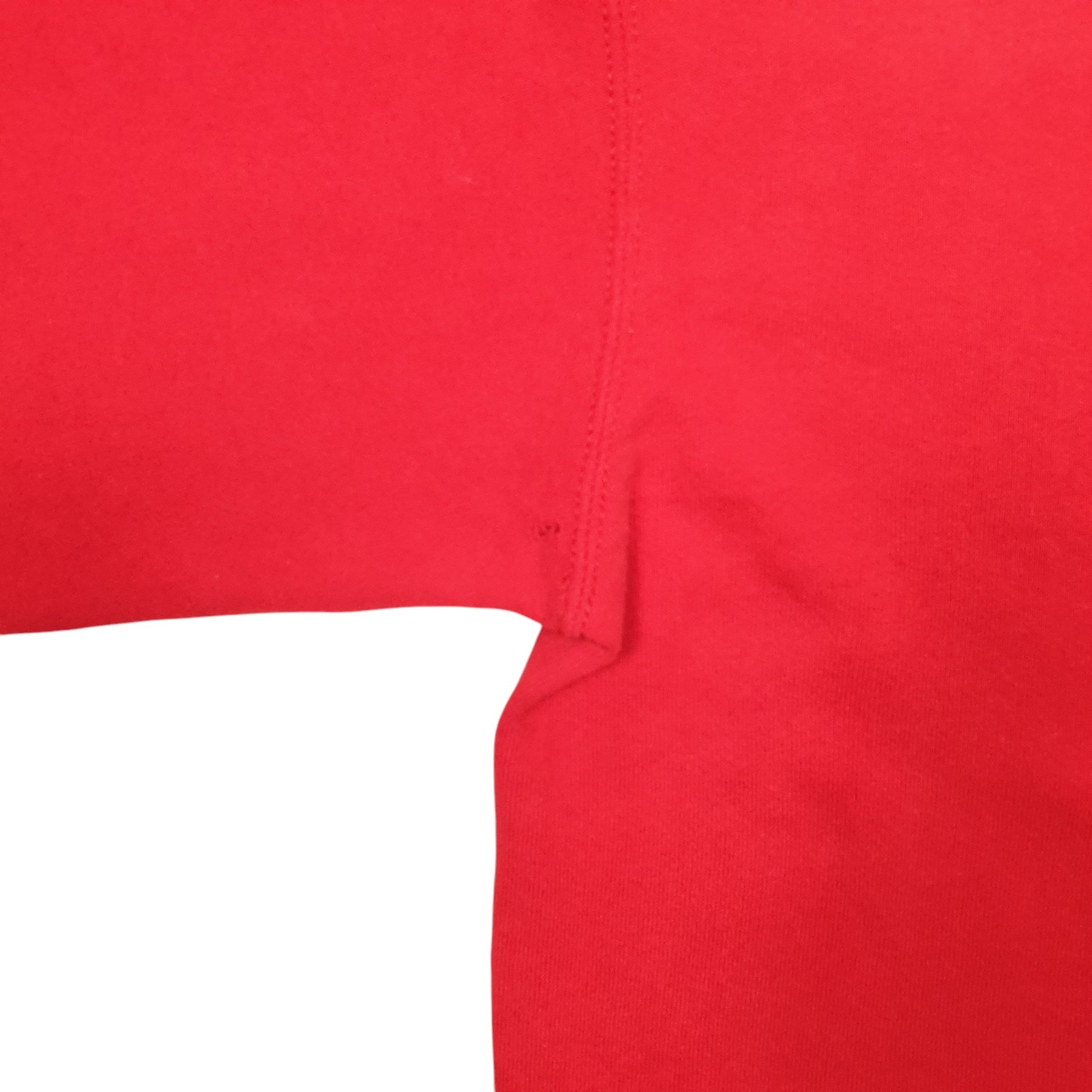 Mens Red Fruit Of The Loom Snowman Christmas Festive Crewneck Jumper