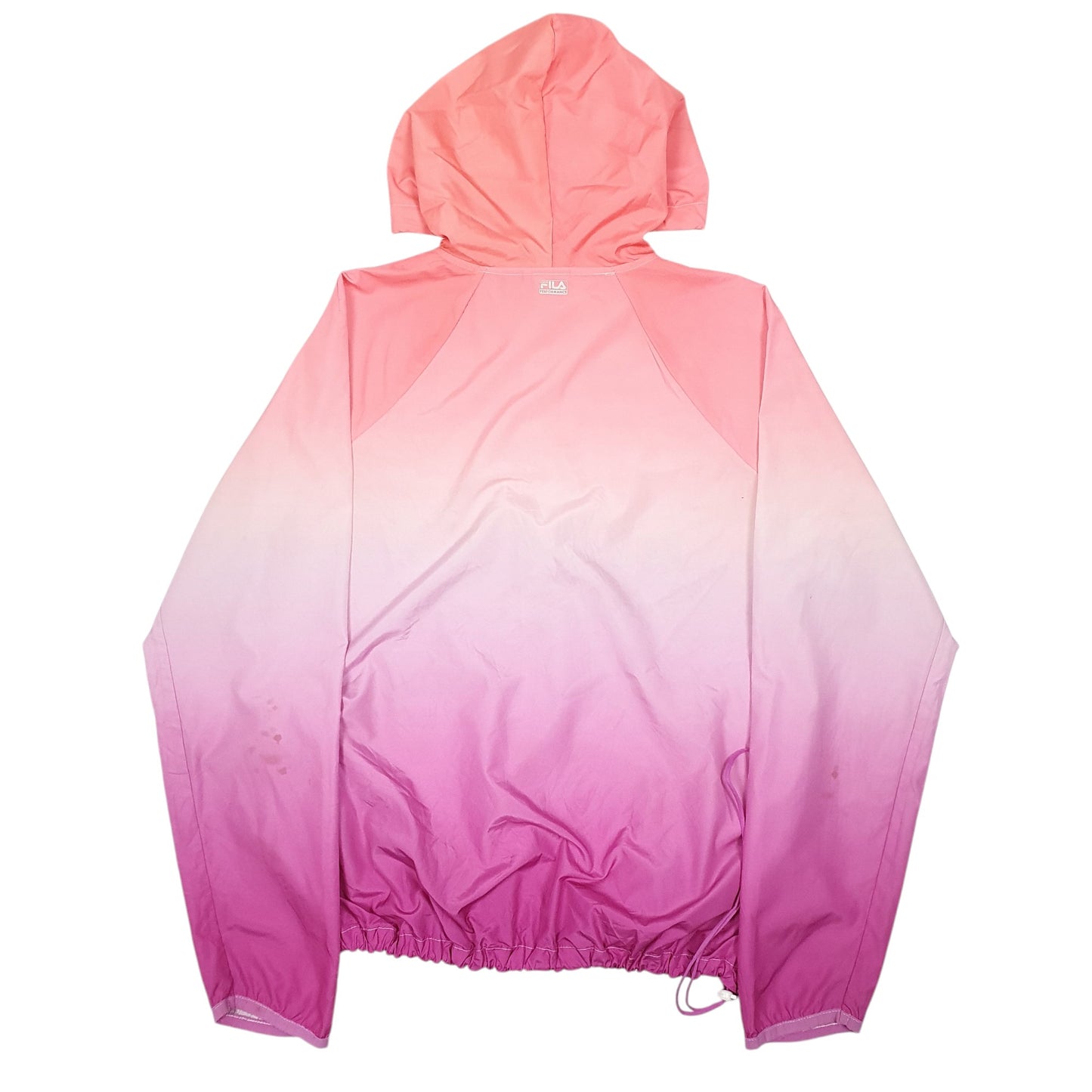 Womens Pink Champion Hooded Lightweight  Coat