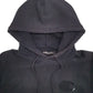 Mens Black Champion Reverse Weave Hoodie Jumper