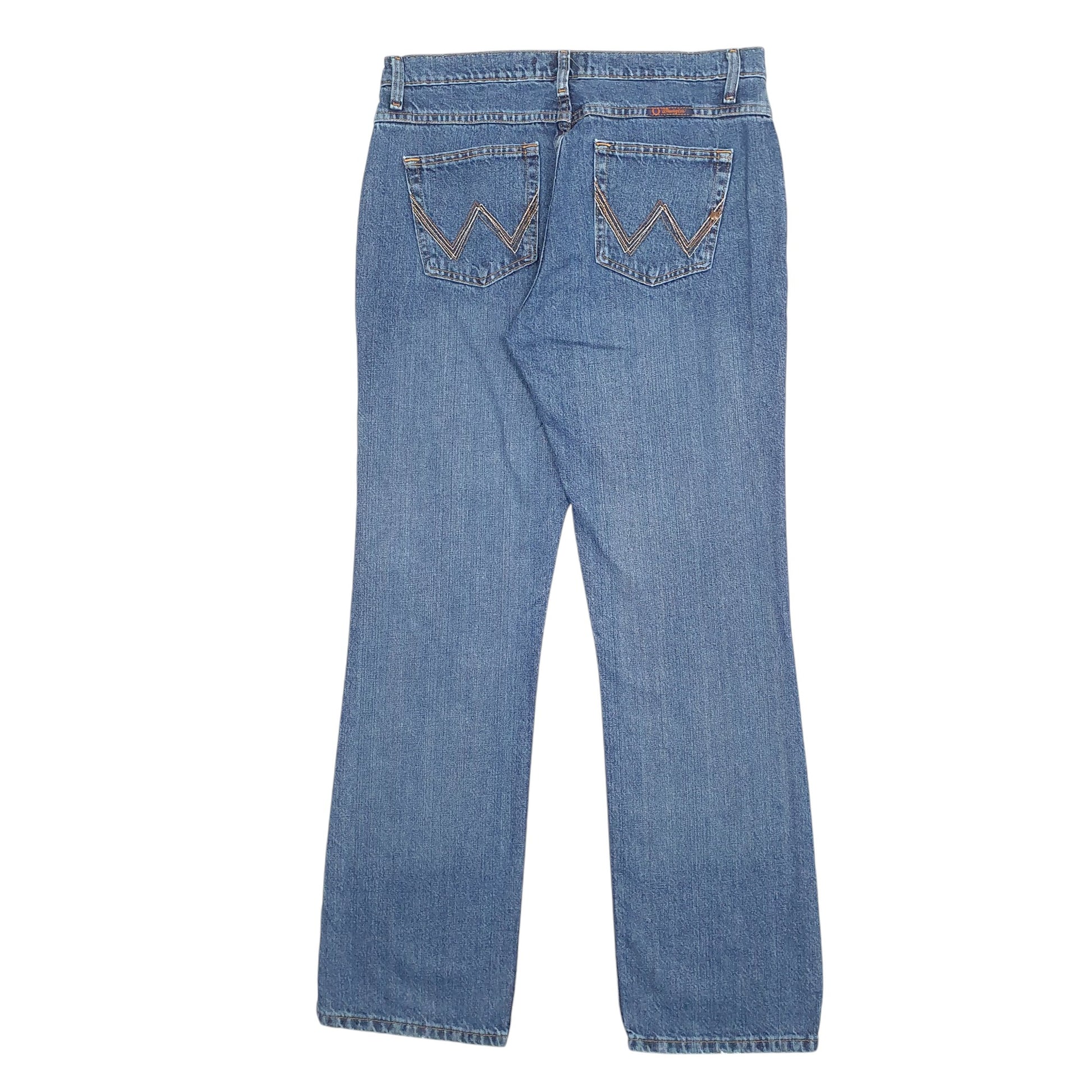 Womens Blue Wrangler Cowgirl Cut Casual JeansW32 L32