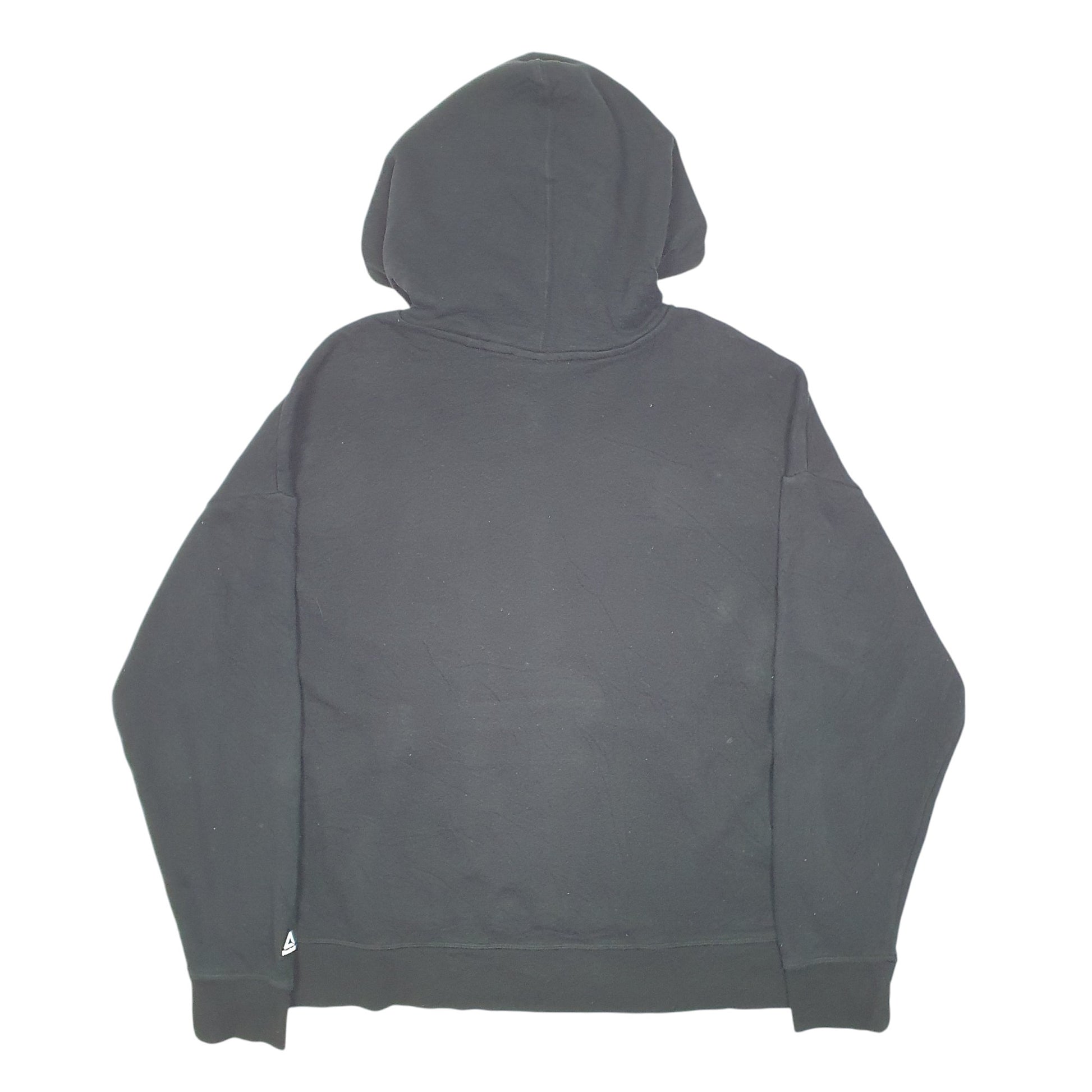 Womens Black Reebok Spellout Hoodie Jumper