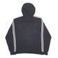 Mens Black Adidas Spellout Hoodie Jumper