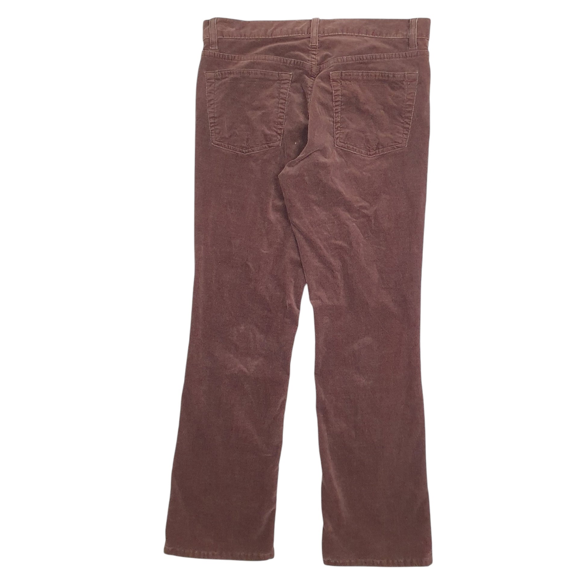 Womens Brown Calvin Klein Bootcut Corduroy Trousers