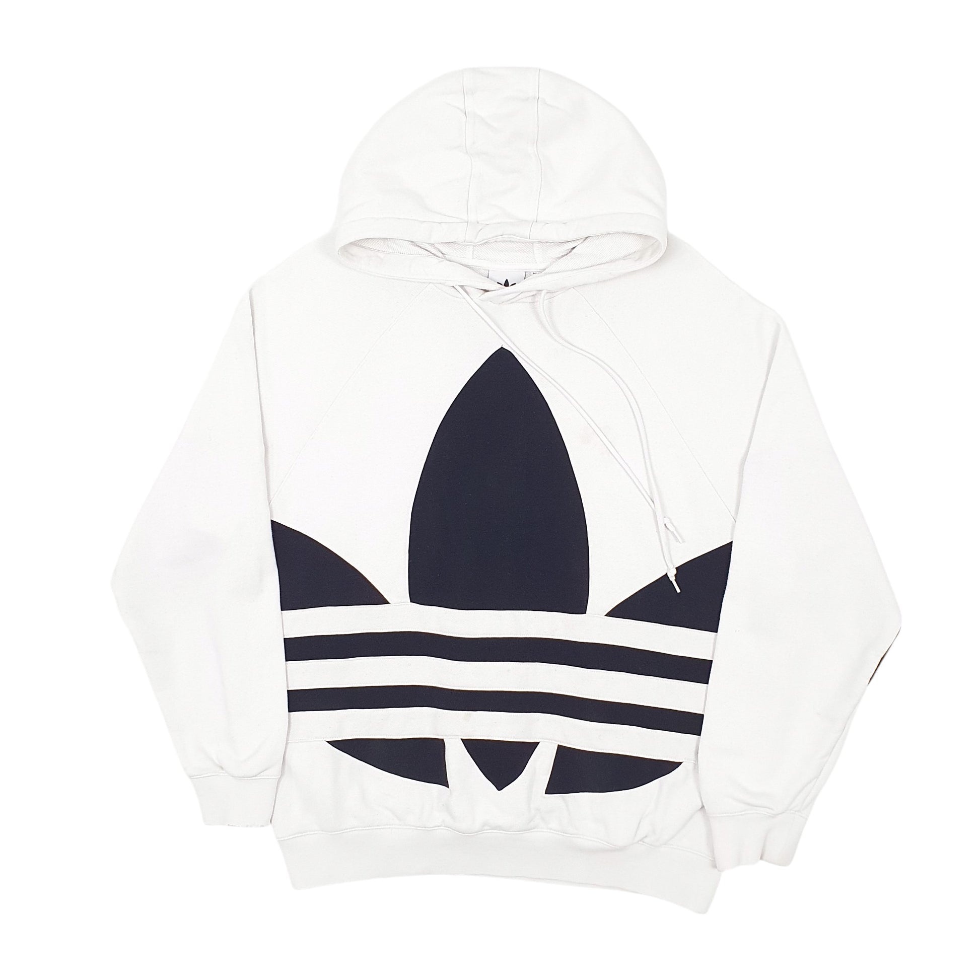 Mens White Adidas Originals  Hoodie Jumper