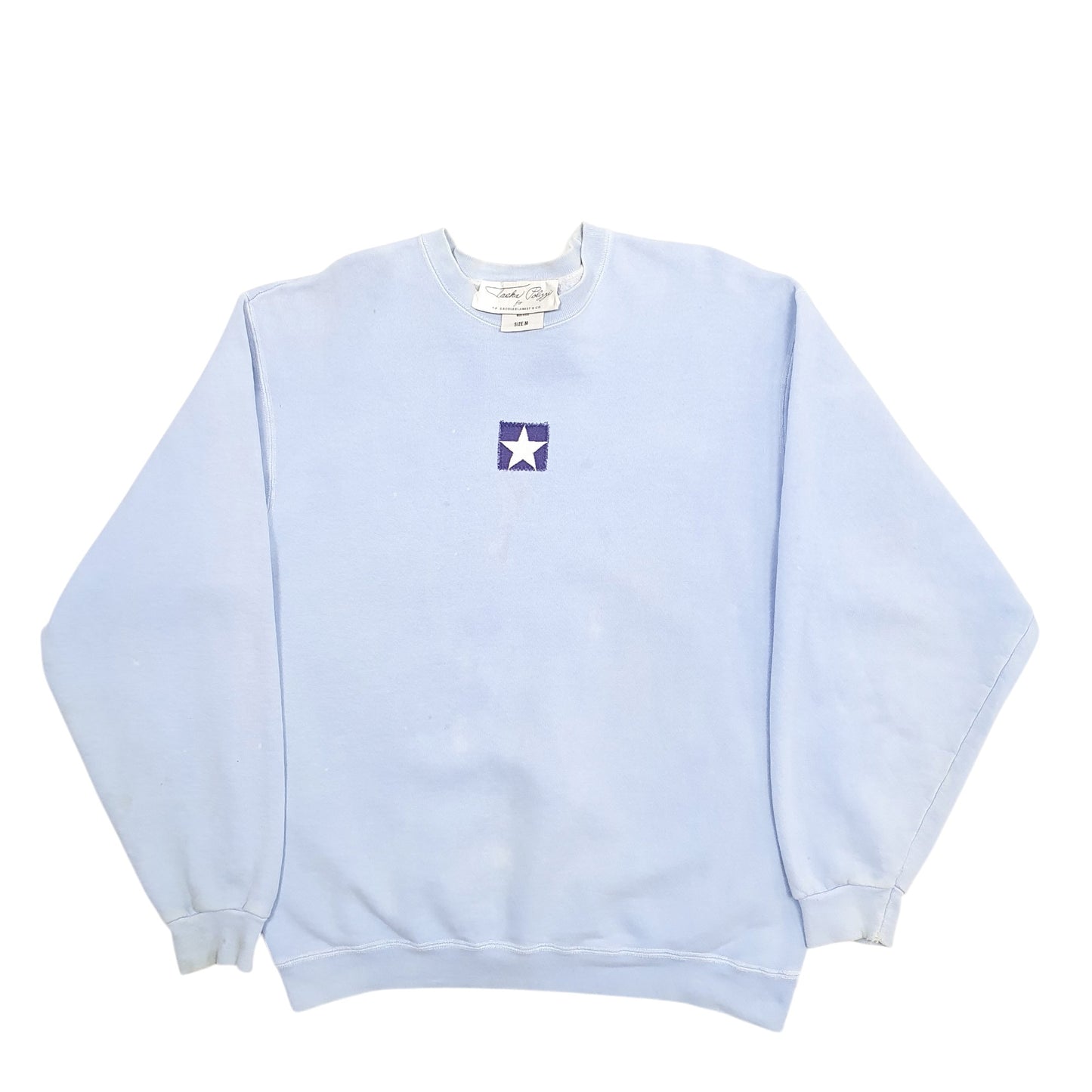 Womens Blue Tashi Polizzi Made In USA Crewneck Jumper