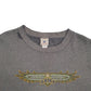 Mens Grey Lee US Army Spellout Crewneck Jumper