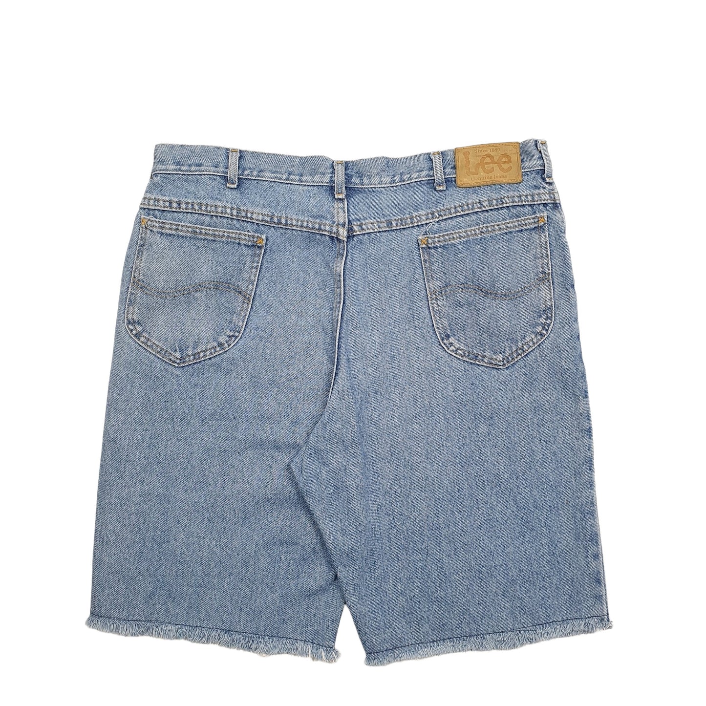 Mens Blue Lee  Denim Shorts