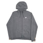 Mens Grey Nike  Full Zip Jumper