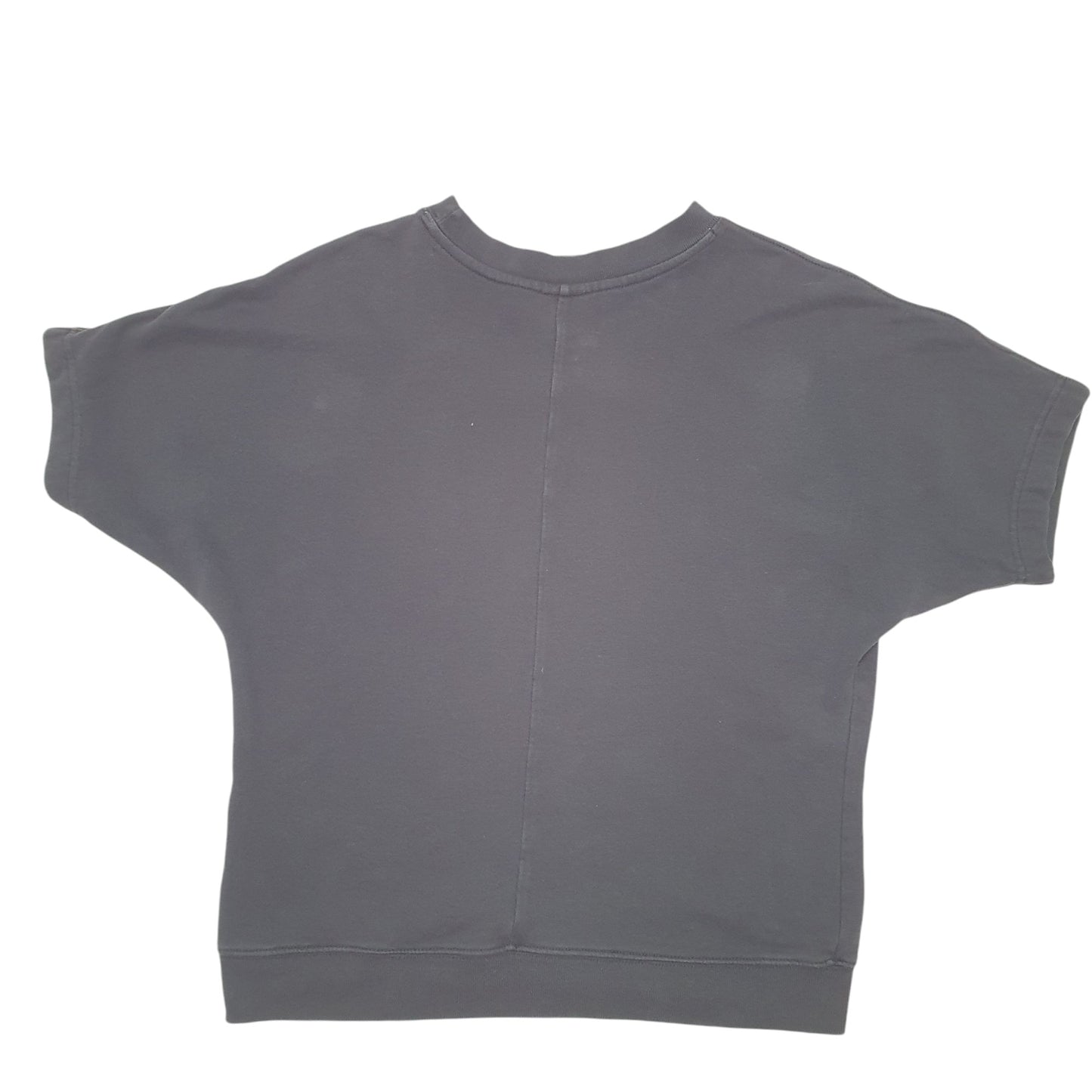 Womens Black Nike Short Sleeve Workout Gym Running Crewneck Jumper