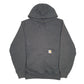 Mens Black Carhartt Workwear Rain Defender Hoodie Jumper