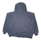 Mens Blue Alaska Bay Active Hooded  Coat