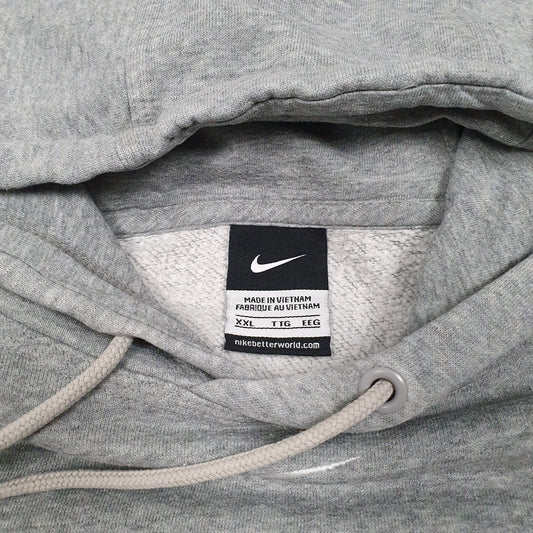 Mens Grey Nike Vintage Y2k Dowling Catholic American Football School Hoodie Jumper