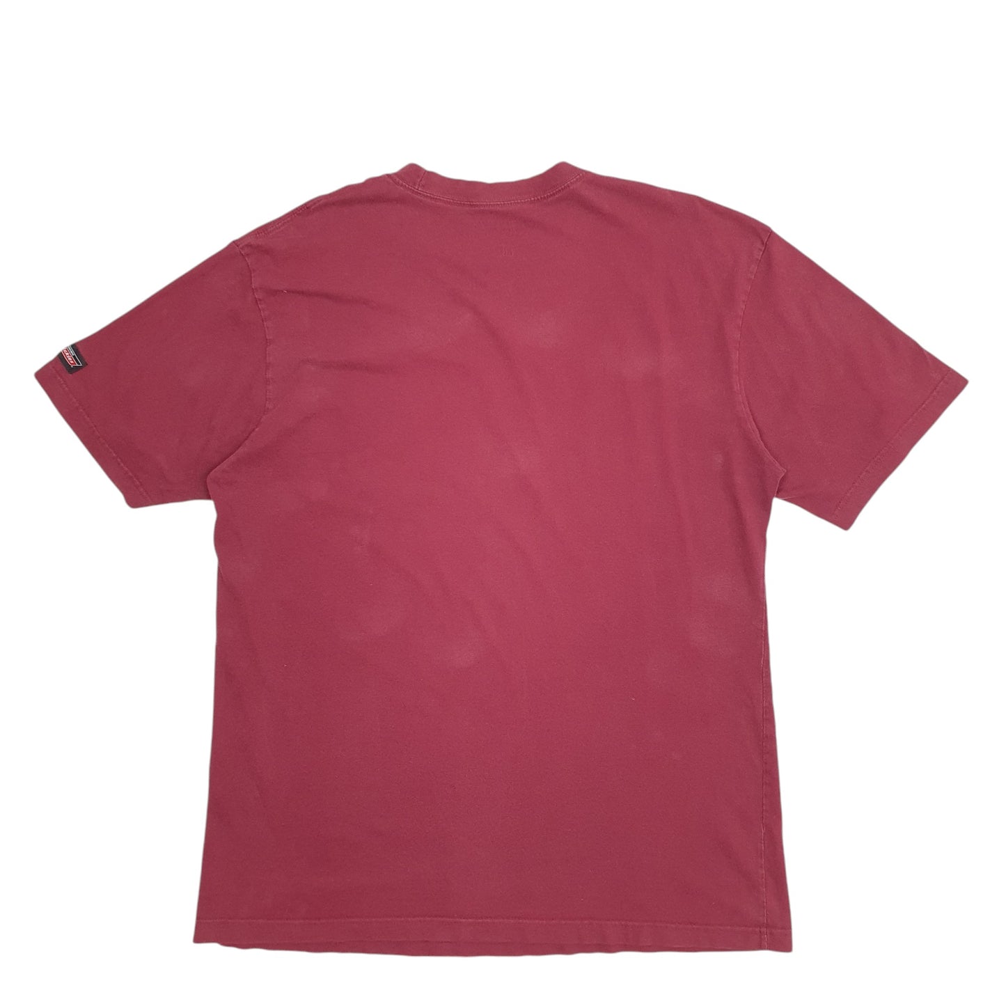 Mens Burgundy Dickies Pocket Short Sleeve T Shirt