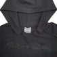 Mens Black Champion Hood opening has been altered Crewneck Jumper