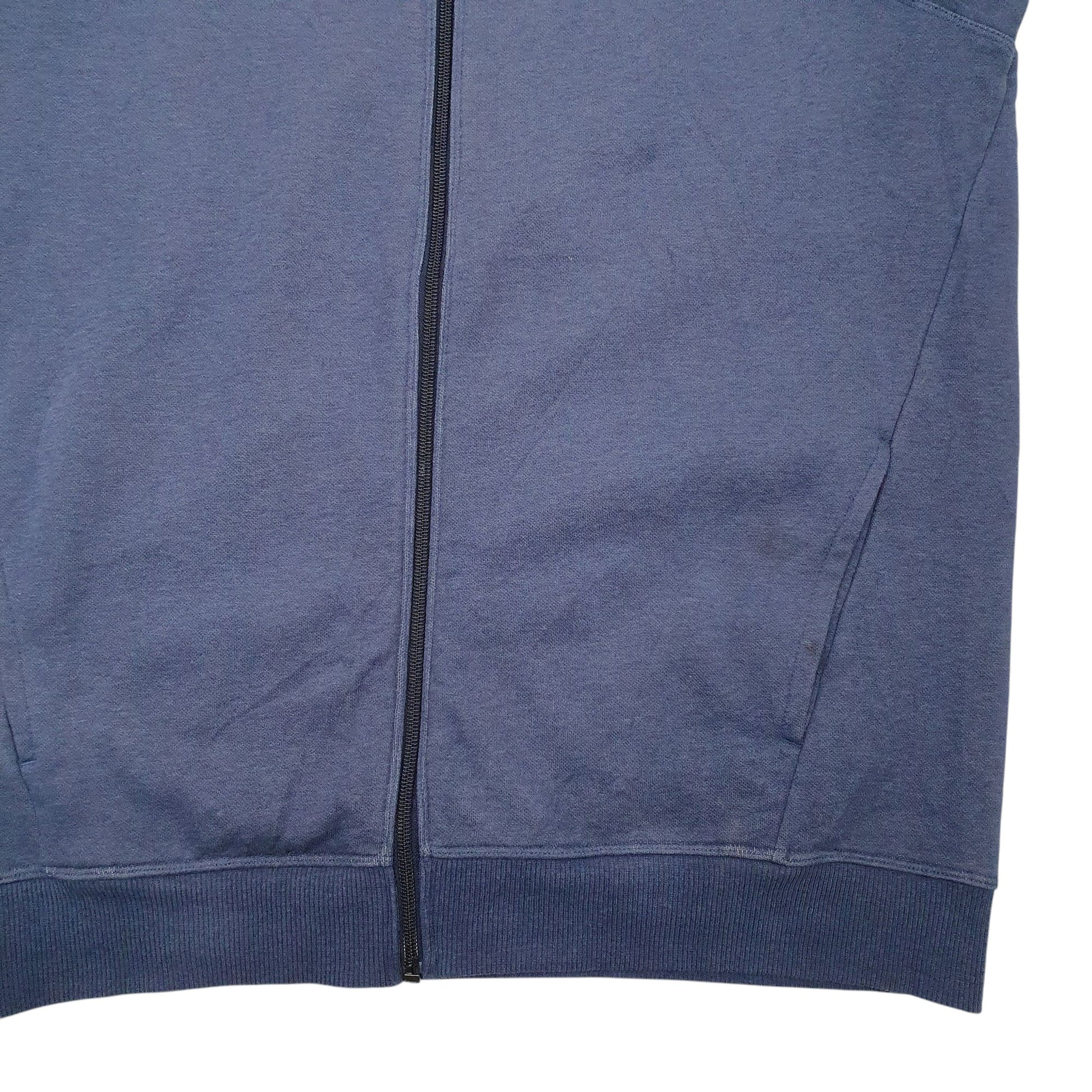 Mens Blue Puma  Full Zip Jumper