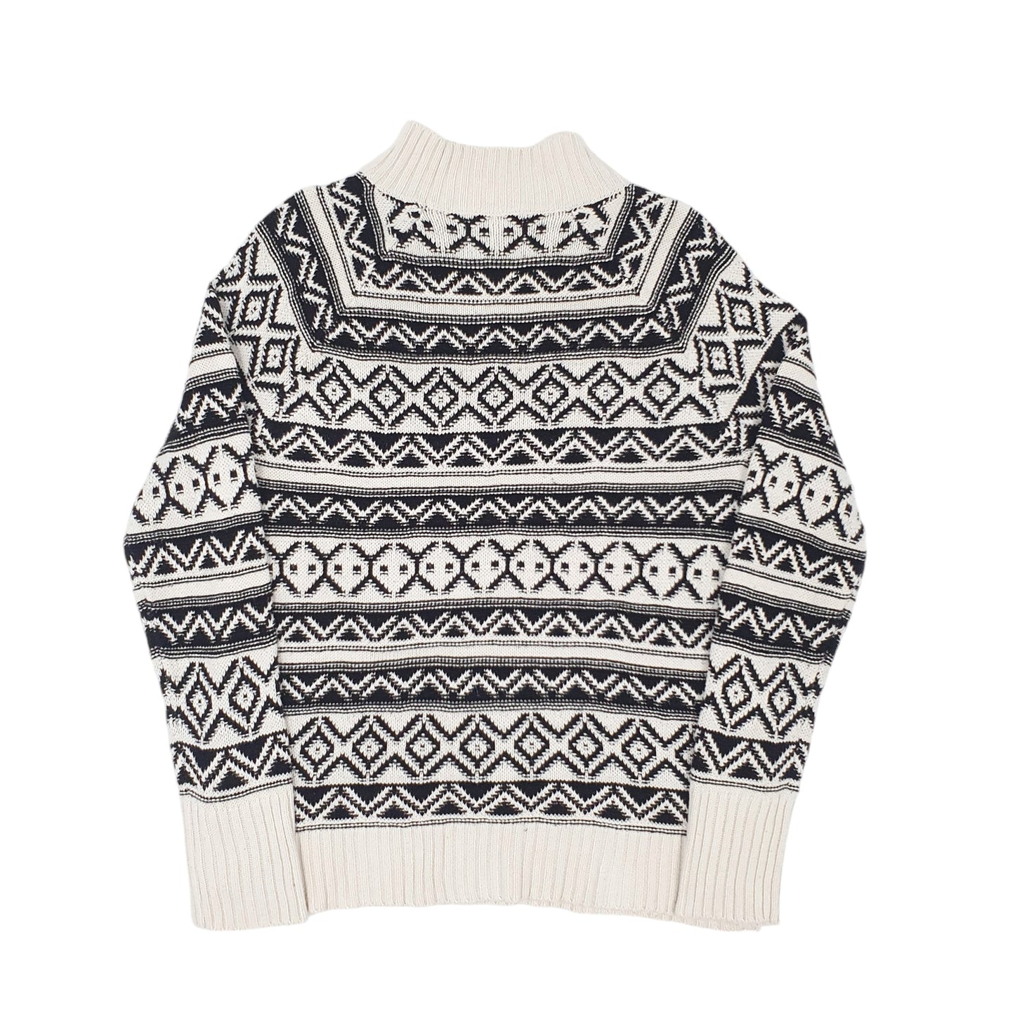 Mens White Chaps Knitwear Crewneck Jumper